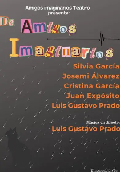 Cartel de De amigos imaginarios