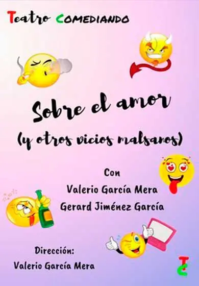 Cartel de Sobre el amor (y otros vicios malsanos)