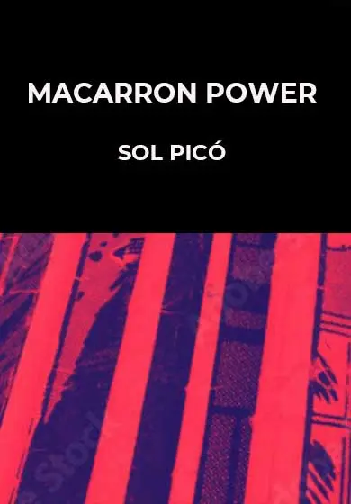Cartel de Macarron Power
