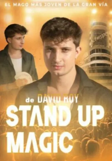 Cartel de Stand- up magic de David Roy