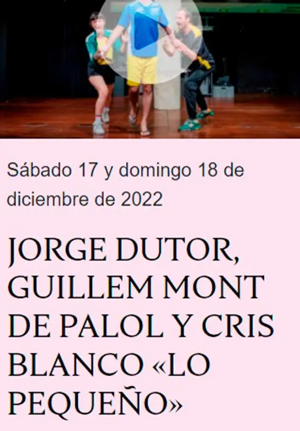 Cartel de Lo pequeño