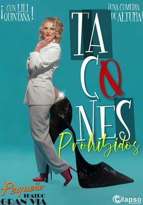 Cartel de Tacones prohibidos