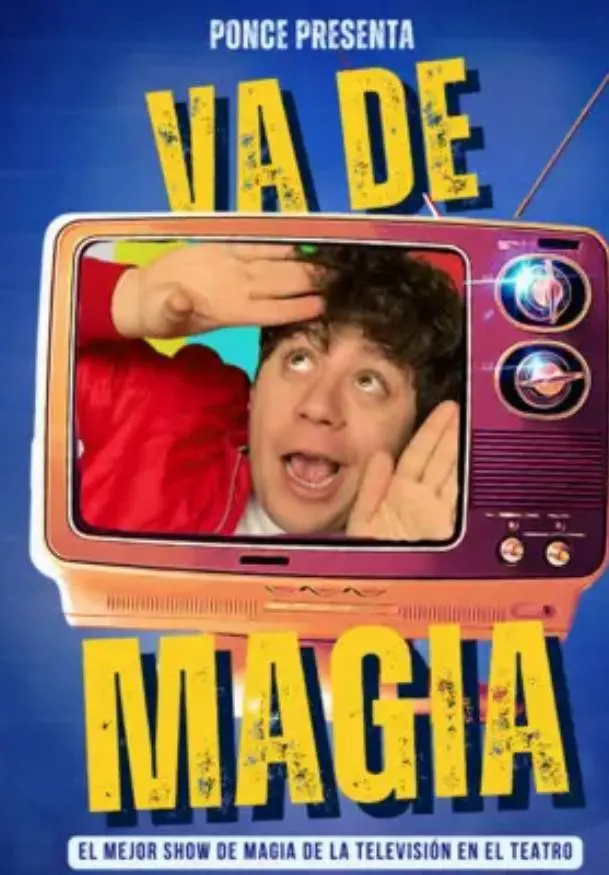 Cartel de Va de... Magia. Mago Ponce