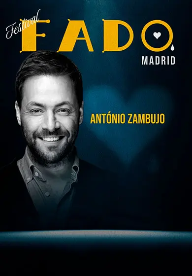 Cartel de Festival de Fado Madrid 2022: António Zambujo