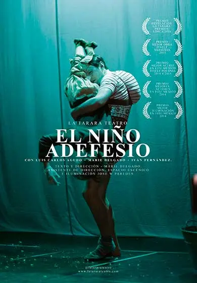 Cartel de El niño adefesio