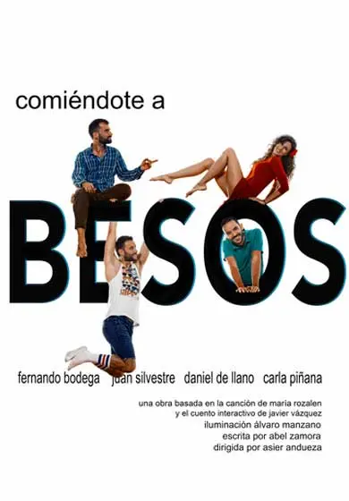 Cartel de Comiéndote a besos