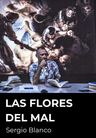 Cartel de Las flores del mal o La celebración de la violencia