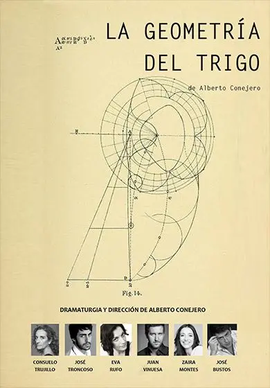 Cartel de La geometría del trigo