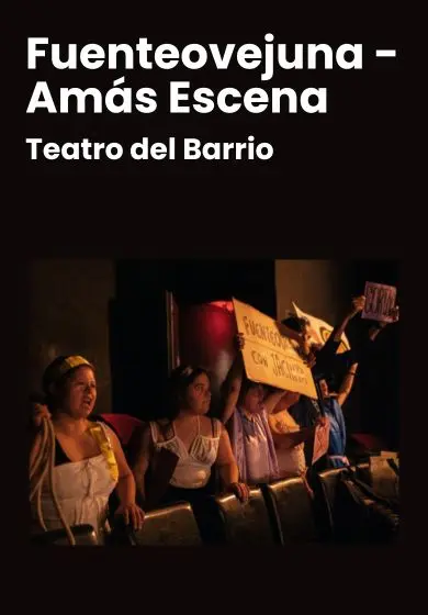 Cartel de Fuenteovejuna - Fundación Amás Escena