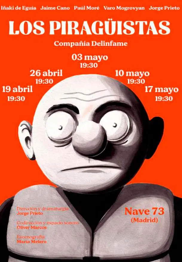 Cartel de Los piragüistas
