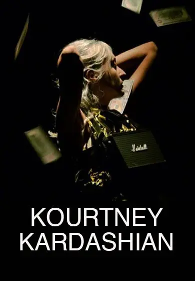 Cartel de Sleepwalk Collective: Kourtney Kardashian