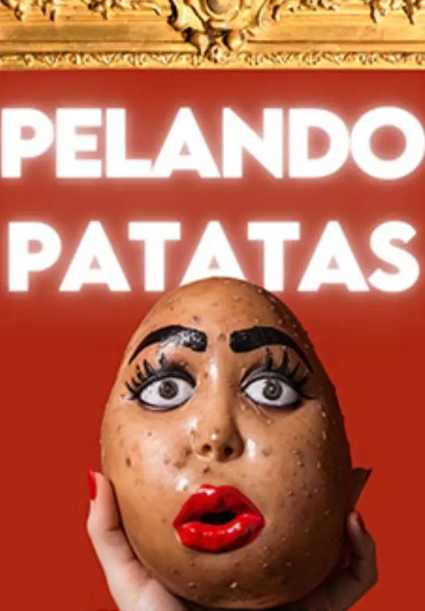 Cartel de Pelando patatas
