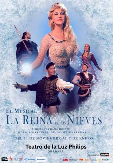 Cartel de La Reina de las Nieves, el Musical