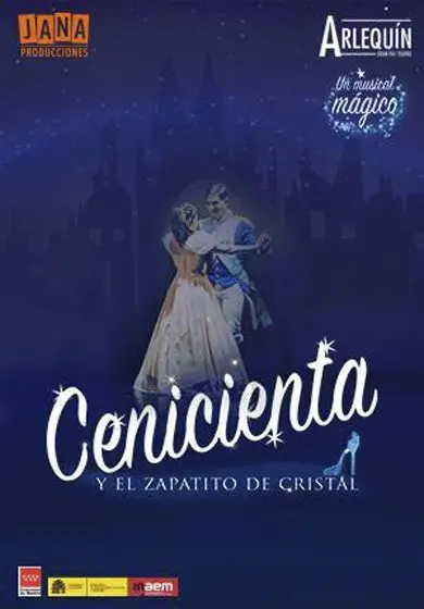 Cartel de Cenicienta y el zapatito de cristal