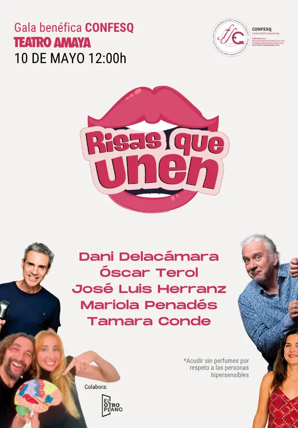 Cartel de Gala Benéfica - Risas que unen