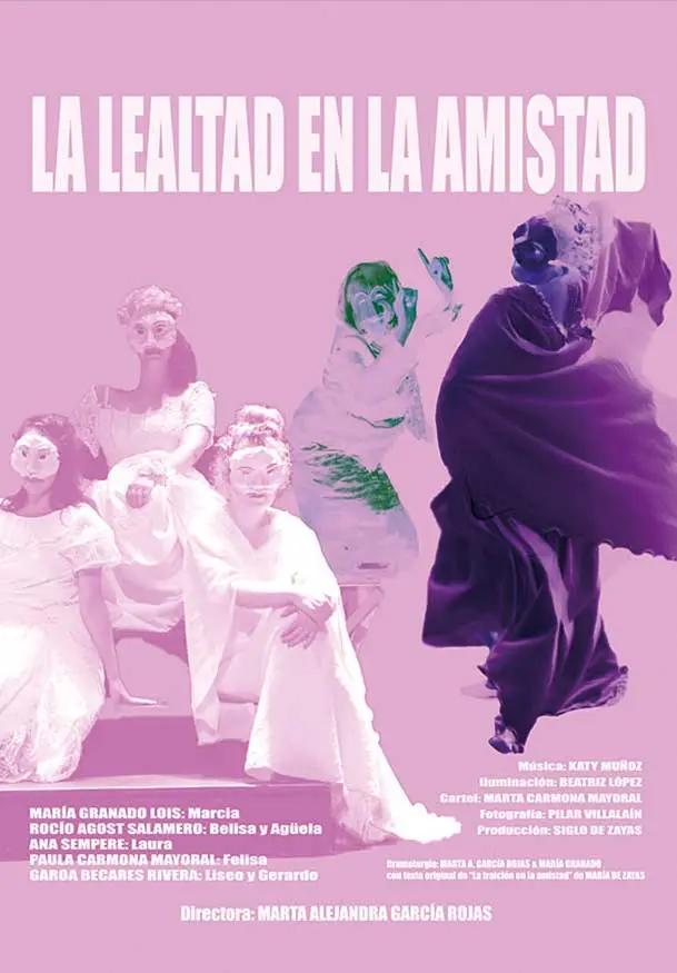 Cartel de La lealtad en la amistad