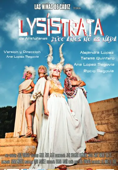 Cartel de Lysístrata: Las niñas de Cádiz