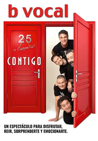 Cartel de B Vocal: 25 a capella Contigo