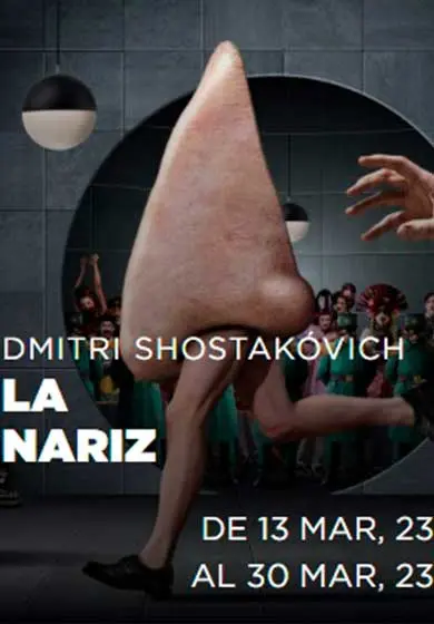 Cartel de Dmitri Shostakóvich: La nariz
