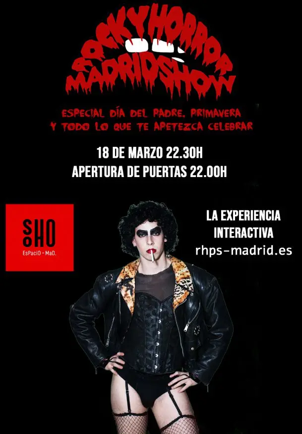 Cartel de Rocky Horror Madrid Show