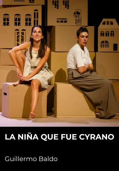 Cartel de La niña que fue Cyrano