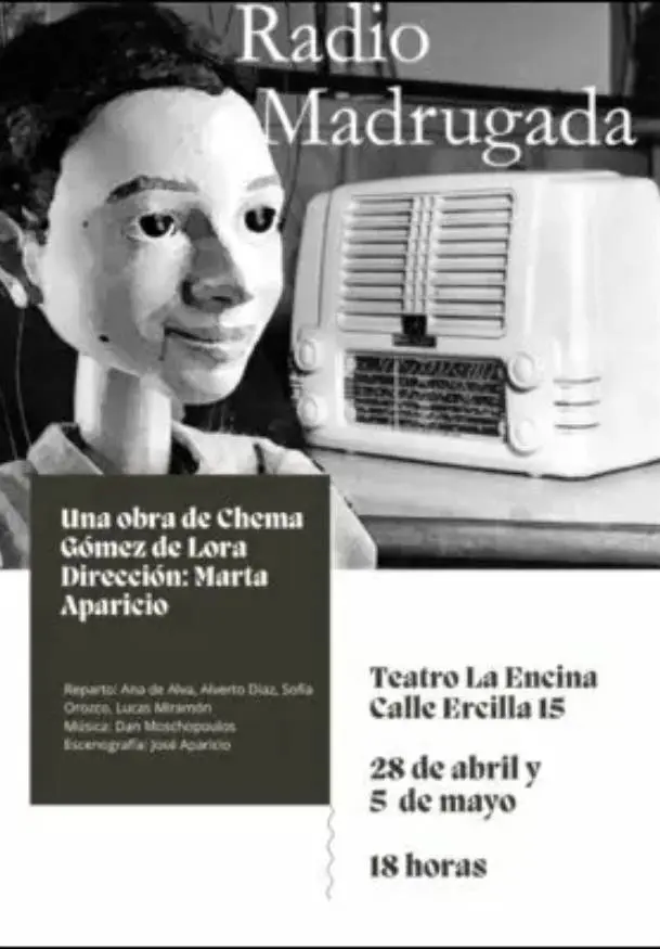 Cartel de Radio madrugada