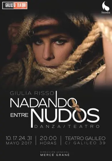 Cartel de Nadando entre nudos