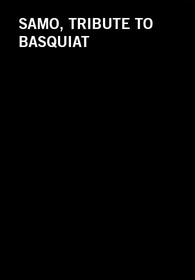 Cartel de Samo, Tribute to Basquiat
