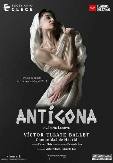 Cartel de Víctor Ullate Ballet: Antígona