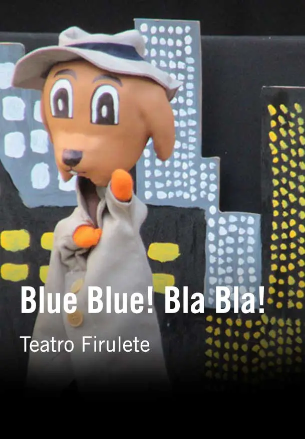 Cartel de Blue Blue! Bla Bla!