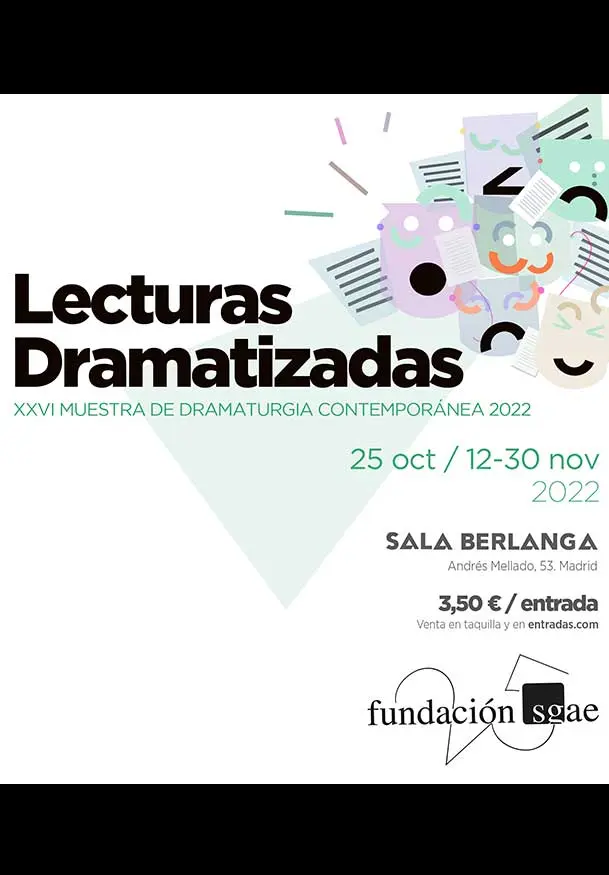 Cartel de XXVI Ciclo SGAE de Lecturas Dramatizadas