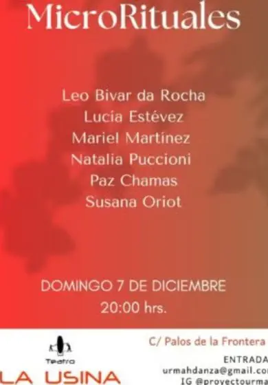 Cartel de Microrituales