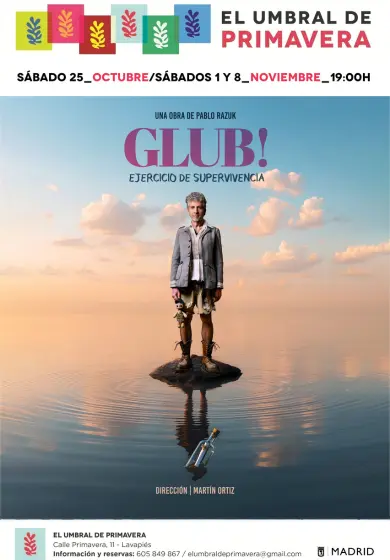 Cartel de GLUB! Ejercicio de Supervivencia