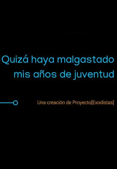 Cartel de Quizás haya malgastado mis años de juventud
