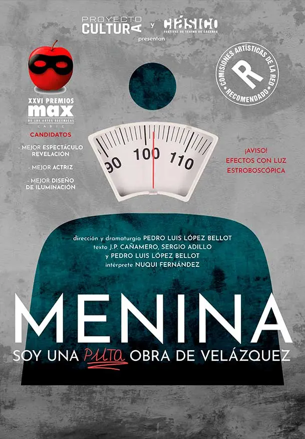 Cartel de Menina, soy una puta obra de Velázquez