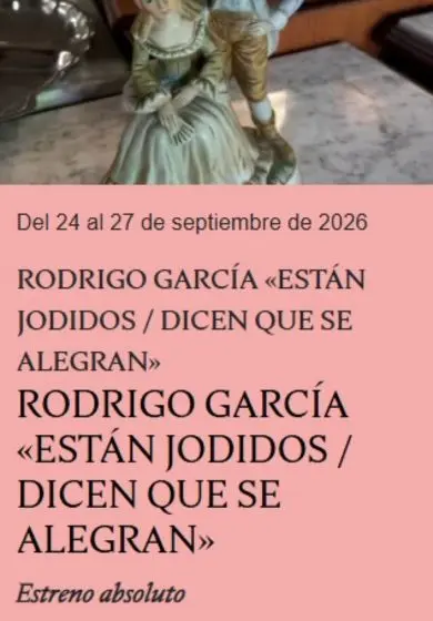 Cartel de Están jodidos / Dicen que se alegran