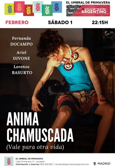Cartel de Anima Chamuscada (vale para otra vida)