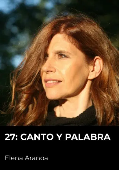 Cartel de 27: Canto y palabra