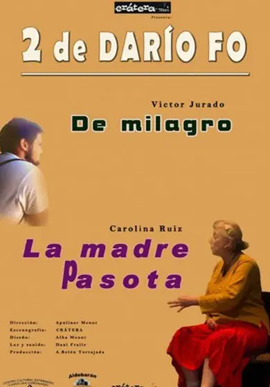 Cartel de Dos de Darío Fo