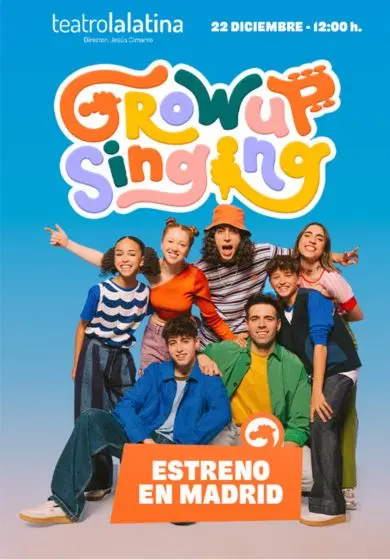 Cartel de GROW UP SINGING