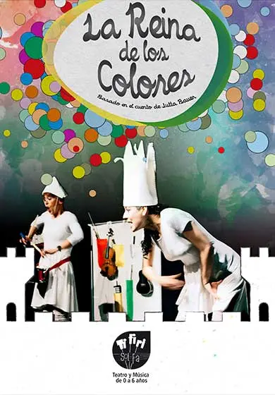 Cartel de La Reina de los colores