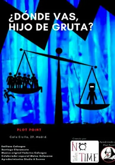 Cartel de ¿Dónde vas, hijo de gruta?