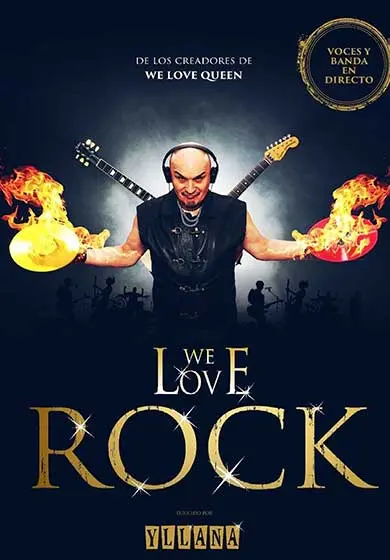 Cartel de We love rock