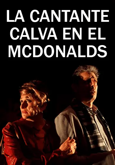Cartel de La cantante calva en el McDonalds