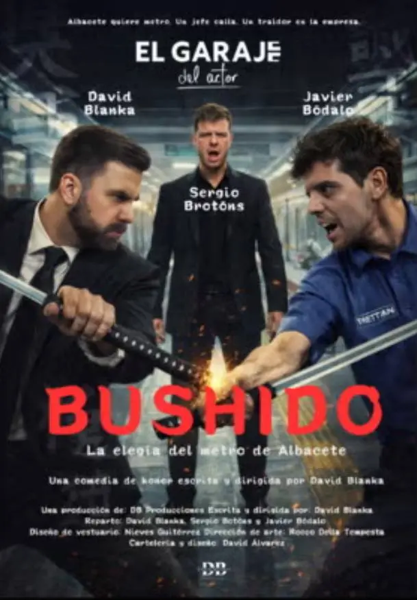 Cartel de Bushido: la elegía del metro de Albacete
