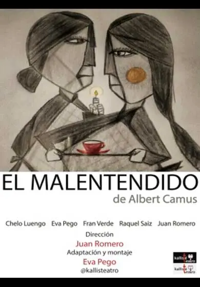 Cartel de Kallisté Teatro: El malentendido