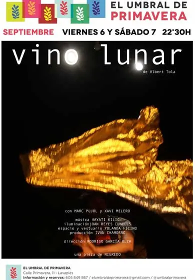 Cartel de Vino lunar