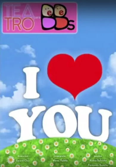 Cartel de Teatro para bebés - I love you