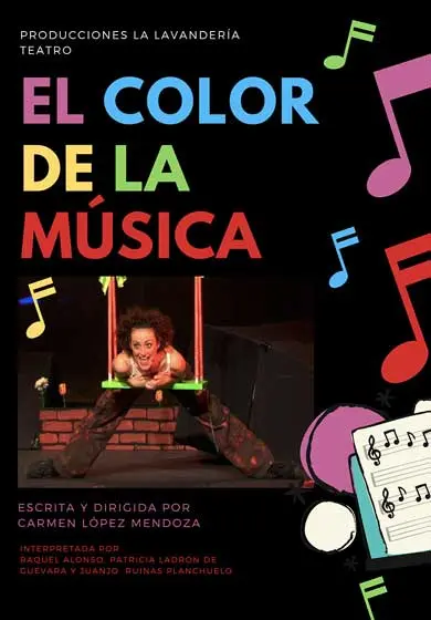 Cartel de El color de la música