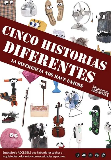 Cartel de Cinco historias diferentes